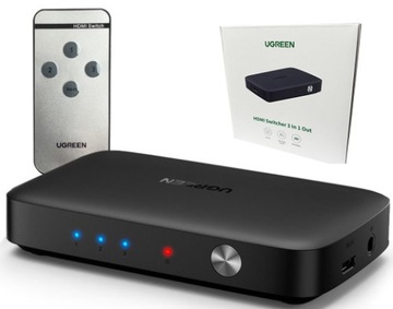 РАЗДЕЛИТЕЛЬ UGREEN HDMI 3x HDMI 4K