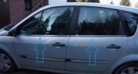 фото thumb №3, Renault scenic grand - накладки віконні бічний хром