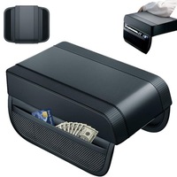 фото thumb №13, М'яка подушка накладка na підлокітник з бардачок - czarna піна memory