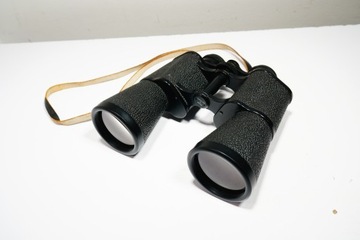 Старый тяжелый твердый бинокль Hertel & Reuss Optik Kassel
