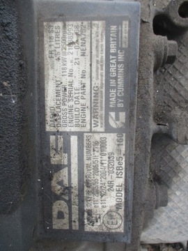 фото thumb №5, Двигун daf lf 160 євро 5 fr118s3 isbe5-160 atra902