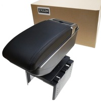 фото thumb №12, Підлокітник кришка універсальний ze бардачок чорний кронштейн na напої