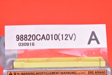 фото thumb №10, Модуль датчик подушка безопасности подушек 98820ca010 nissan murano z50 02-08