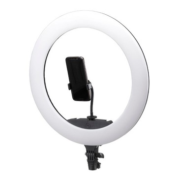 LAMPA PIERŚCIENIOWA RING LED 65W STATYW MAKIJAŻ