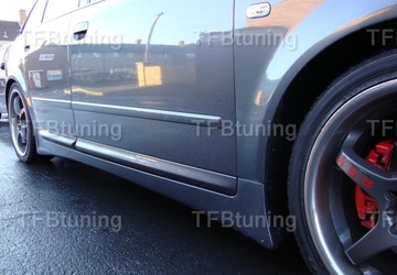 фото thumb №3, Спойлеры пороговые пороги audi a4 b6 b7 tfb тюнинг