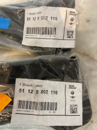 Mini cooper r60 напрямна бампера задня l/p Оригінал, фото thumb