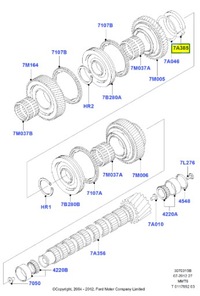 фото thumb №7, Подкладка - прижим ford focus 04-08/focus c-max 03-07 оригинальный номер 1227432