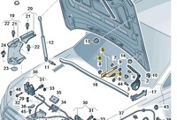 фото thumb №3, Wyzwalacz защиты пешеходов монтаж w петля audi q7 оригинал od aso