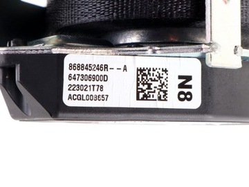 фото thumb №5, Pas безпеки правий переднє renault arkana 19- r. 868845246r