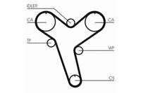 фото thumb №2, Ремінь розподільного валу toyota 4 runner ii 3.0 01.90-10.95 continental ctam