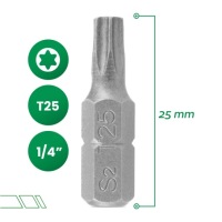 Отвертка TORX 1 4 T25 сверло Sta V8 25 мм с магнитным наконечником