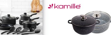 Кастрюля 24 см, 4 л + ситечко для картофеля фри KAMILLE