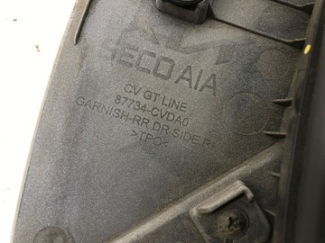 фото thumb №7, Kia ev6 2023 планка накладка двері правий зад задніх 87734-cvda0