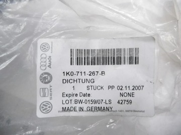 фото thumb №5, Прокладка важіль коробки передач audi q3 17- 1k0711267b