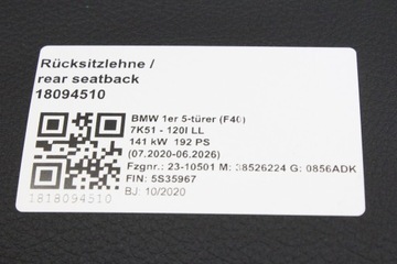 фото thumb №15, Сидіння диван обшивки м-пакет eur пам'ять bmw f40