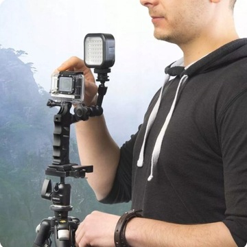 Алюминиевый адаптер-стабилизатор для спортивных камер GoPro DJI Eken