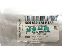 фото thumb №7, Прокладка наружная дверь правый задняя vw golf vii 5g6839478f 5ap