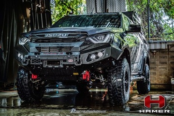 фото thumb №10, Бампер переднее стальной offroad hamer king isuzu d-max 2020-2024
