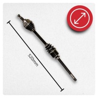 Приводной вал правый  renault espace 4 iv 2.0 механическая коробка передач новая Оригинал, фото thumb