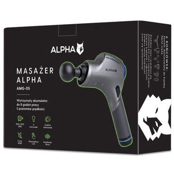 МАССАЖНЫЙ ПИСТОЛЕТ PRO ALPHA МАССАЖЕР ДЛЯ СПИНЫ