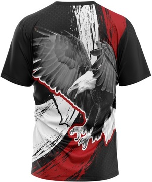 Męska Koszulka Kibica T-shirt POLSKA Orzeł XXXXL