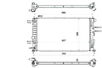фото thumb №2, Радіаторів opel vectra b 1,6-2,6 95-03 nrf