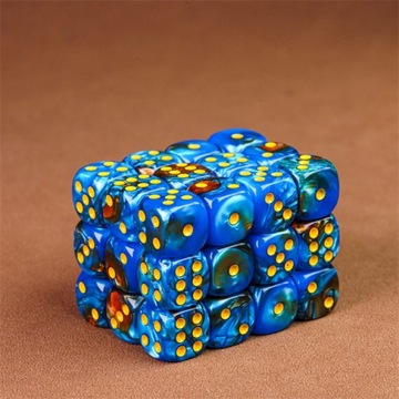 ZESTAW 10 KOSTEK K6 RPG KOŚĆ SZEŚCIOŚCIENNA YONDU UDONTA 1,1 CM