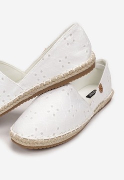 Born2Be Białe Espadryle damskie 38