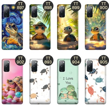 ETUI DO SAMSUNG GALAXY S20 FE / 5G WZORY ŻÓŁWIE ŻÓŁWIKI ŻÓŁW OBUDOWA CASE