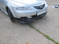 Купити Спойлер накладка бампера перед mazda 6 2002-2005 tfb тюнінг, фото thumb