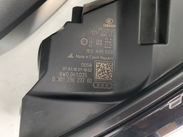 фото thumb №5, Audi a4 b9 allroad бампер капот pas лампи matrix перед комплект білий ls9r