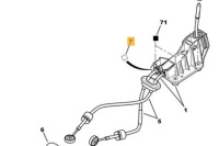 фото thumb №7, Peugeot 307 крепление тросы переключения передач новый оригинальный 243825