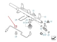 фото thumb №7, Mini cabrio r52 шланг вакуумный топлива 13517515136 оригинальный