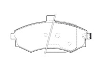 фото thumb №2, Тормозные колодки тормозные hyundai elantra 01- valeo