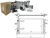 фото thumb №1, Радиатор двигателя opel astra h astra h classic ast