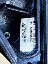 Купити 153 bmw f01 дзеркало ліва камера glanzschwarz 3+4 контакти, фото thumb