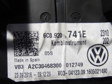 фото thumb №8, Компьютер блок управления спидометр набор vw polo v 5 6c0 6c рестайлинг 14-17 1.4 tdi cus