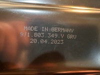 фото thumb №12, Porsche taycan 9j1 балка поперечная ниша колеса запасного 9j1803349y