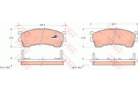 фото thumb №2, Trw тормозные колодки тормозные mazda перед 626 91- probe 32