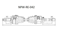 фото thumb №2, Привідний вал привідна master 2.3dci cdti 10- права