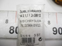 Болт слива картера масляный dodge 2.2 05073945aa Недорого, фото thumb