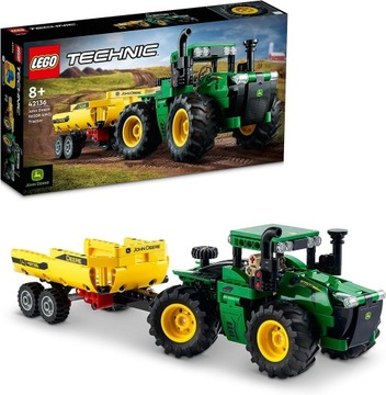 LEGO TECHNIC БЛОКИ ТРАКТОР С САМОСВАЛОМ НАБОР ТРАКТОРА JOHN DEERE 4WD 8+ XL