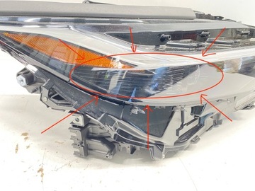 фото thumb №12, Лампа правая перед передняя полный led линза toyota bz4x bz bz4x eu