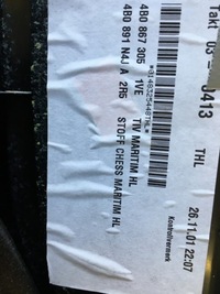 фото thumb №14, Боковина дверь обивка зад задние audi a6 c5 1997 2004 сині салон