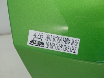 фото thumb №13, Кришка кришка зад задня багажника з скло skoda fabia iii 6v хетчбек lf6z