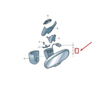 фото thumb №1, Audi q8 4mn interior rear вид mirror 8w0857511c9b9 8w0857511c 9b9