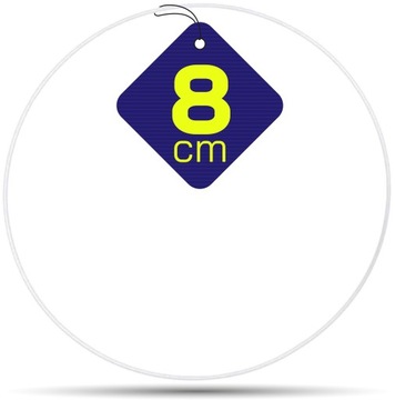 БЕЛОЕ кольцо для ловца снов 8 см DREAM CATCHER