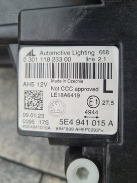 фото thumb №14, Skoda octavia iv 4 5e комплектные лампы полный led matrix 5e4941015a 5e4941016a
