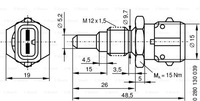 фото thumb №7, Датчики температури внутрішній bosch 280 130 039