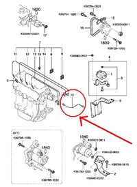 фото thumb №4, Шланг wysokiego напряжения kia pride 1997-2000